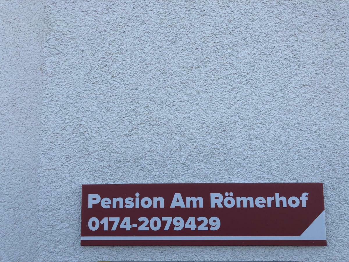 Pension Am Roemerhof Münzenberg Exterior foto